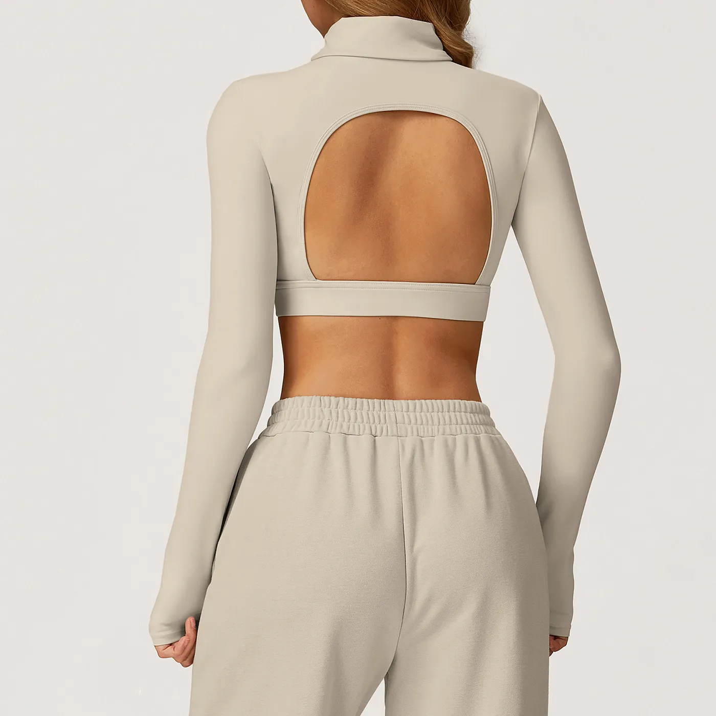 Long Sleeve Fitness Shirt for Running Custom Athletic Apparel Private Label Activewear Wholesale Gym Wear