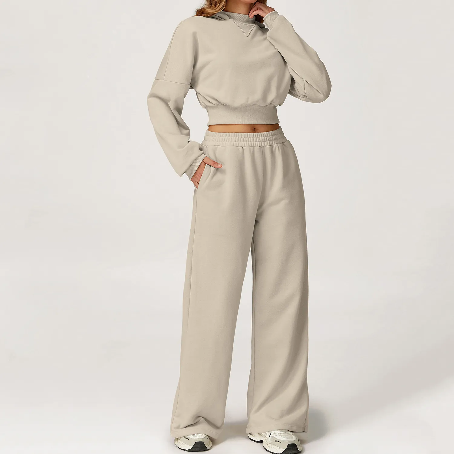 Women's Hooded Sweatshirt Activewear Wholesale Distributors Sports Clothing China