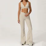 Custom Wide Leg Yoga Pants​ Custom Athletic Apparel China Wholesale Clothing Suppliers