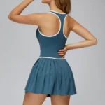 Wholesale Tennis Skirts​ One Piece Workout Bodysuit Gym Clothing Manufacturers China Sportswear