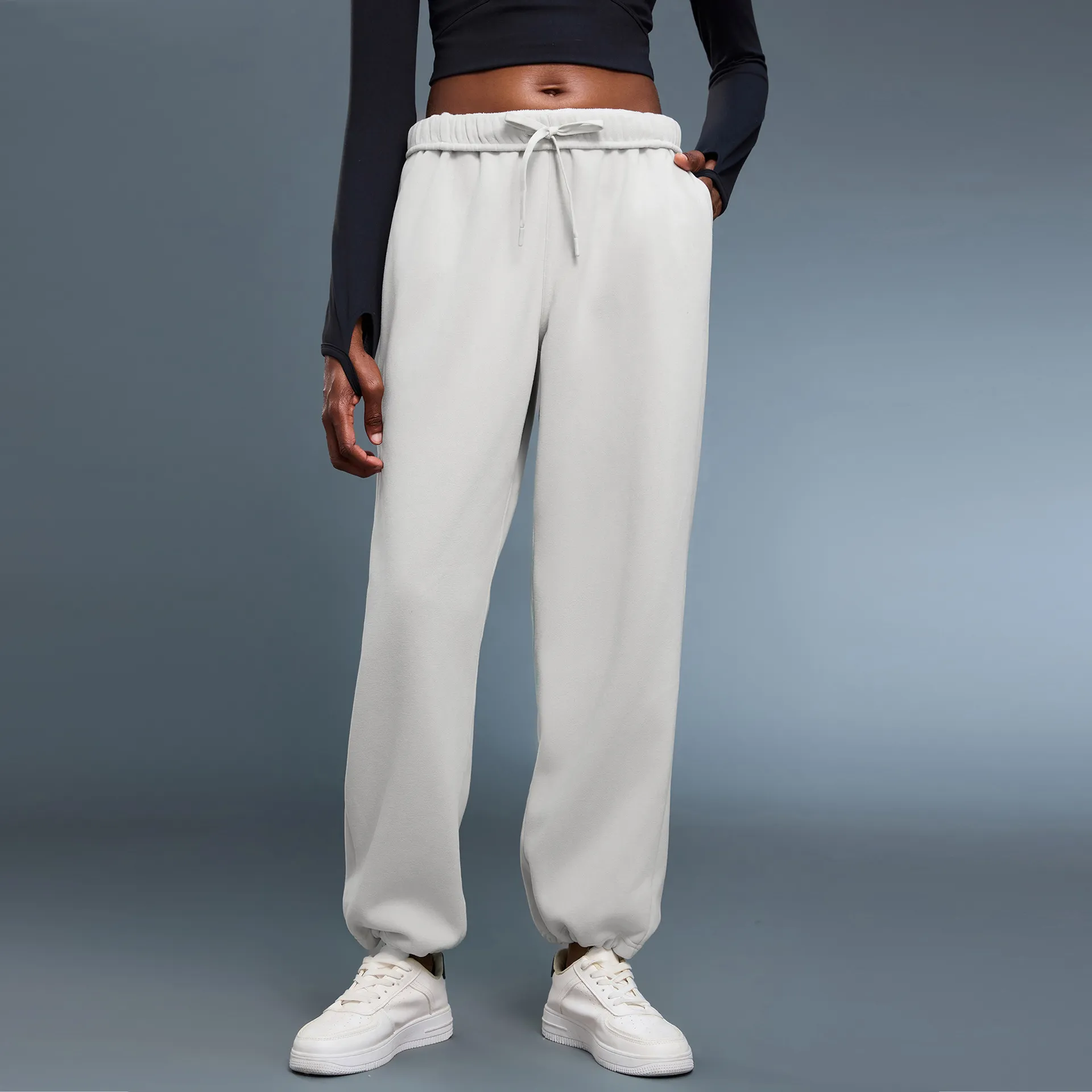Women's Athleisure Pants Custom Embroidered Sweatpants Workout Wear Custom Jogger Pants
