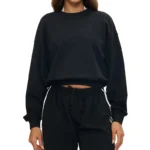 Custom Hooded Sweatshirt​ Fitness Apparel Distributor Private Label Activewear Crew Neck Pullover