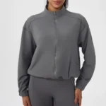 Fitness Jacket Womens Sportswear From China Athletic Zip Up Jacket Sports Apparel Manufacturers