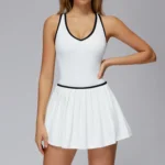 Wholesale Tennis Skirts​ One Piece Workout Bodysuit Gym Clothing Manufacturers China Sportswear
