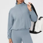 Fitness Jacket Womens Sportswear From China Athletic Zip Up Jacket Sports Apparel Manufacturers