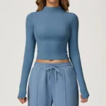 Long Sleeve Yoga Tops​ Yoga Outfits Wholesale Workout Cothing Manufacturers Wholesale Yoga Wear