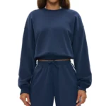 Custom Hooded Sweatshirt​ Fitness Apparel Distributor Private Label Activewear Crew Neck Pullover