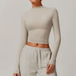 Long Sleeve Yoga Tops​ Yoga Outfits Wholesale Workout Cothing Manufacturers Wholesale Yoga Wear