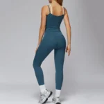 Slim Fit Color-Block Workout Shirt for Women Custom Fitness Clothing Yoga Tank Tops