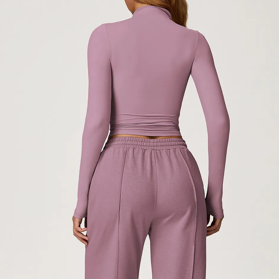 Long Sleeve Yoga Tops​ Yoga Outfits Wholesale Workout Cothing Manufacturers Wholesale Yoga Wear