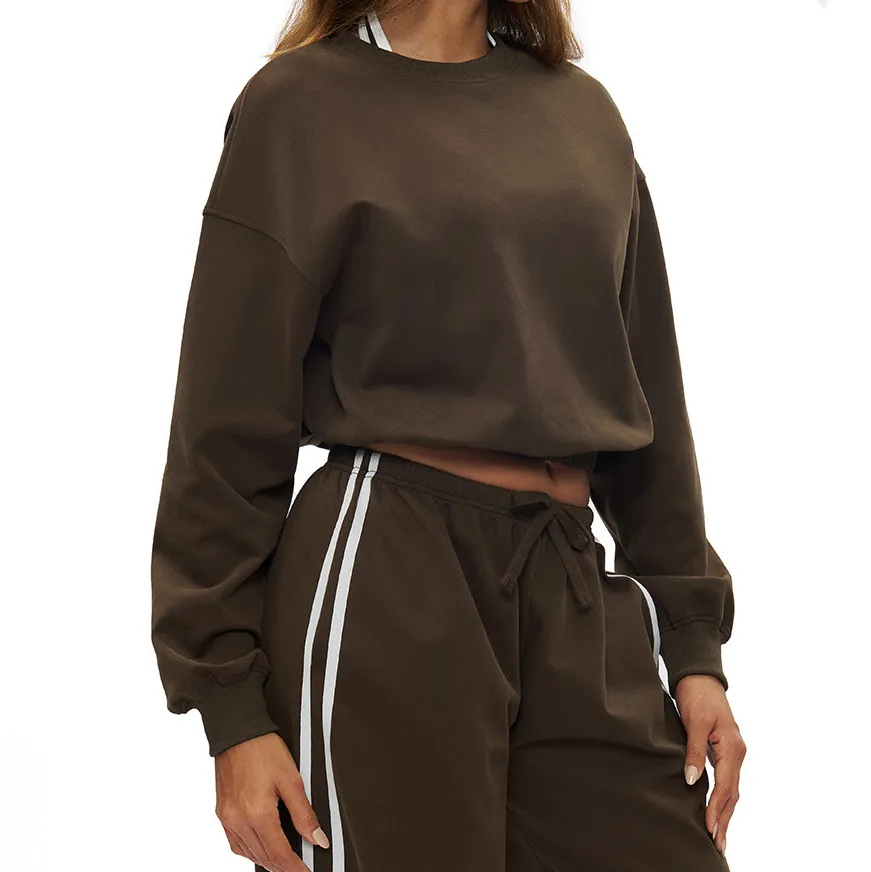 Custom Hooded Sweatshirt​ Fitness Apparel Distributor Private Label Activewear Crew Neck Pullover