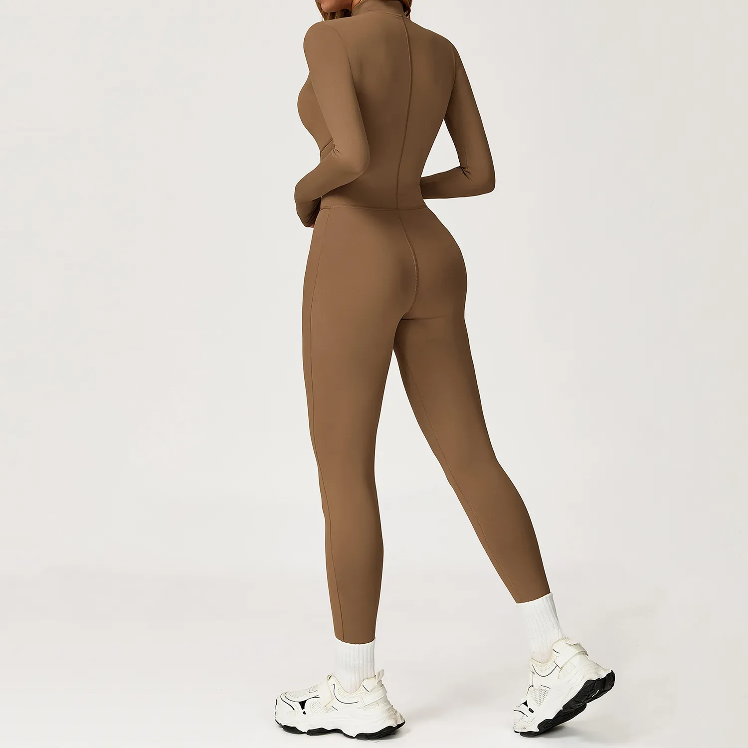 Womens Workout Bodysuit Private Label Sports Clothing Custom Fitted Jumpsuit Bulk Sportswear