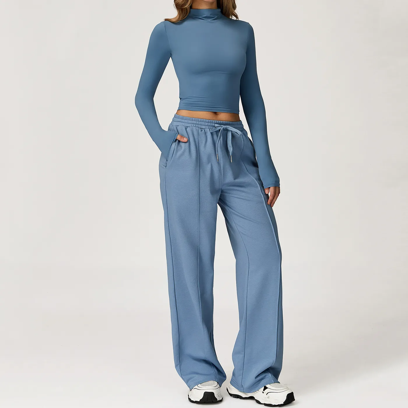 Long Sleeve Yoga Tops​ Yoga Outfits Wholesale Workout Cothing Manufacturers Wholesale Yoga Wear