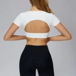 Short Sleeve Yoga Top Workout Cothing Manufacturers Private Label Sports Apparel