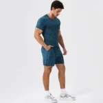 Men's Athletic T Shirts Mens Activewear Wholesale Custom Gym Shirts​ Workout Cothing Manufacturers