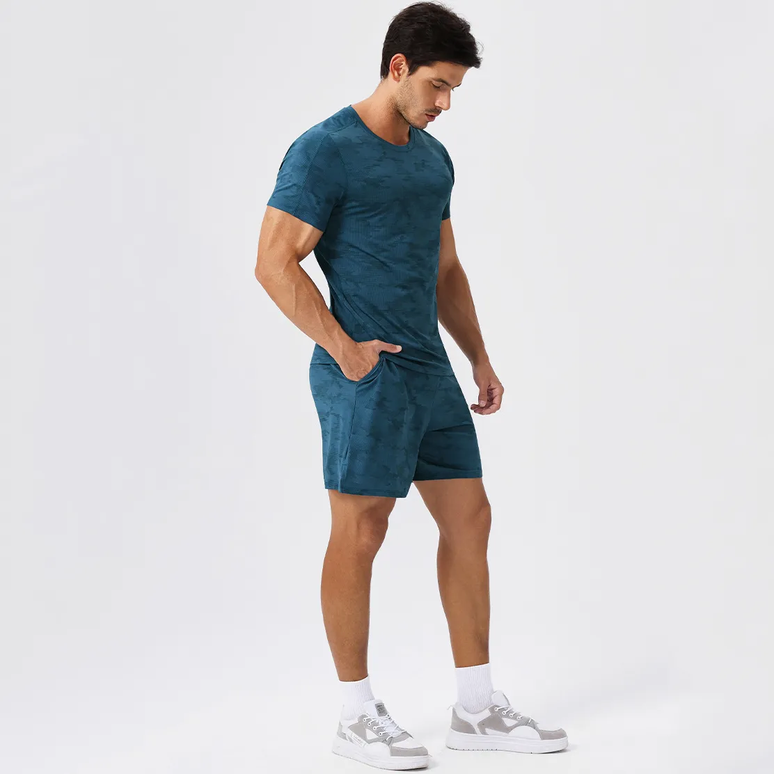 Men's Athletic T Shirts Mens Activewear Wholesale Custom Gym Shirts​ Workout Cothing Manufacturers