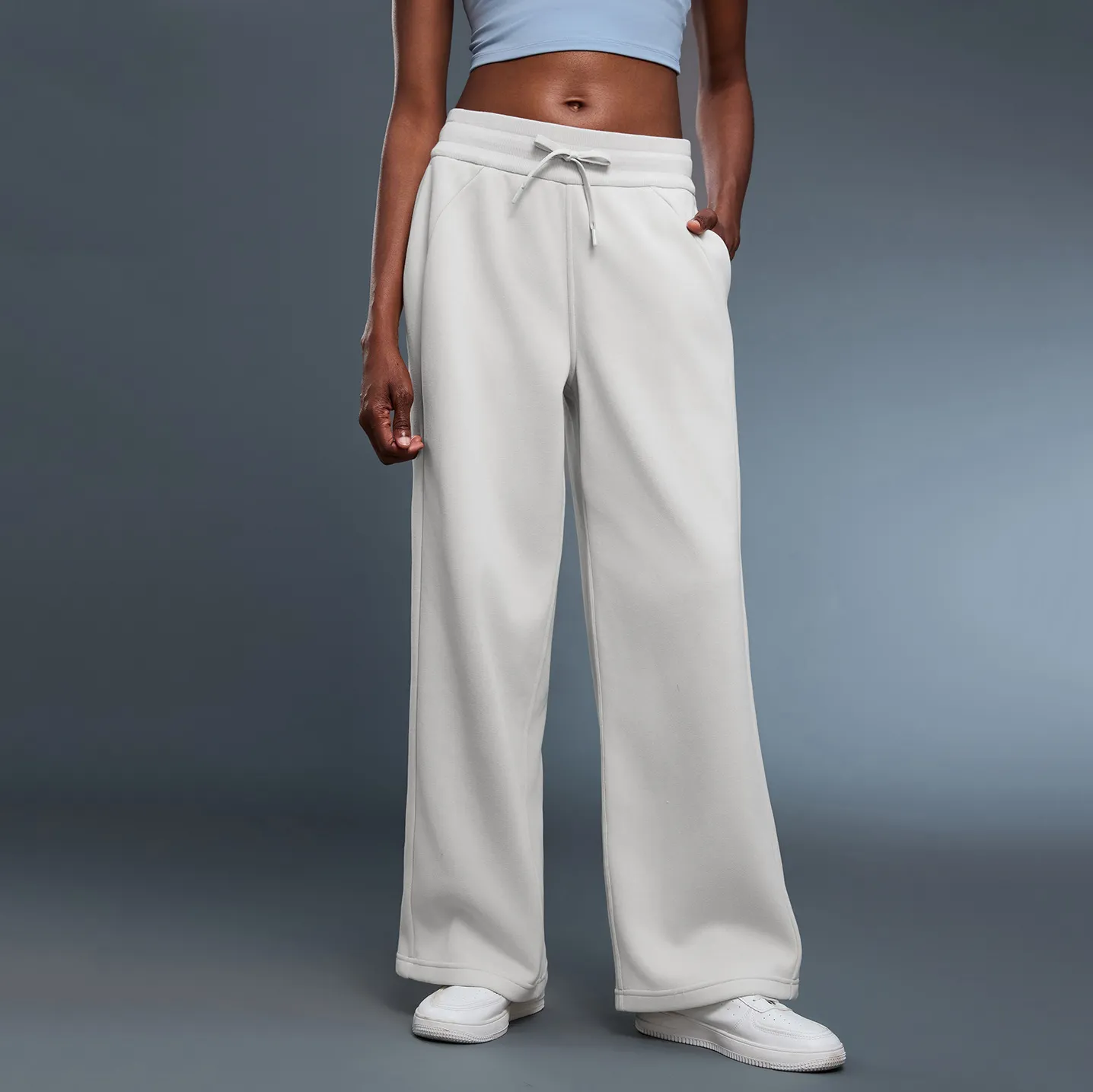 Customize Your Own Sweatpants​ Women's Fleece-Lined Sweatpants Athleisure Manufacturers