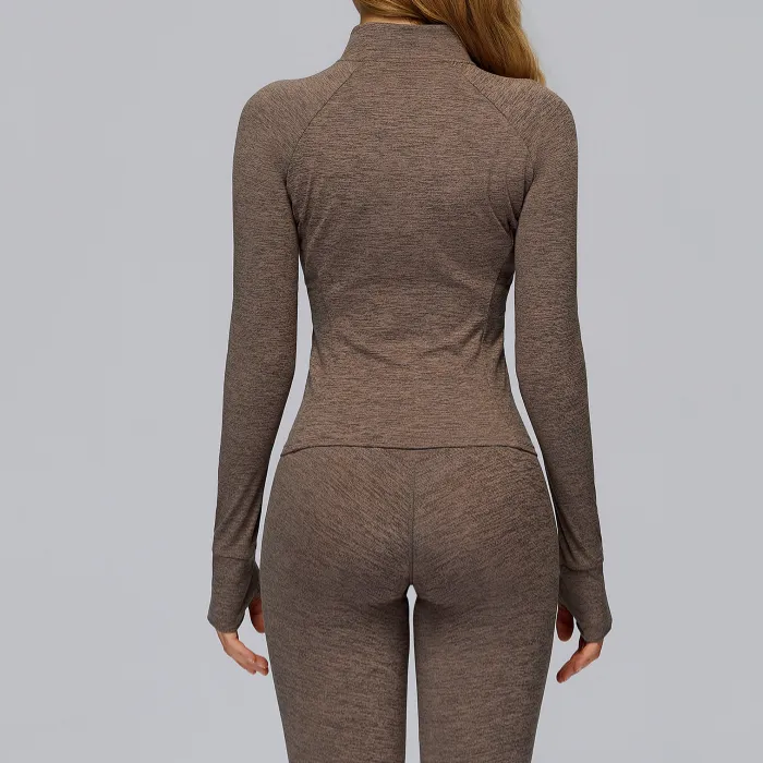 Slim Fit Sports Jacket Wholesale Gym Apparel​ Fitness Clothing Suppliers Lightweight Workout Jacket