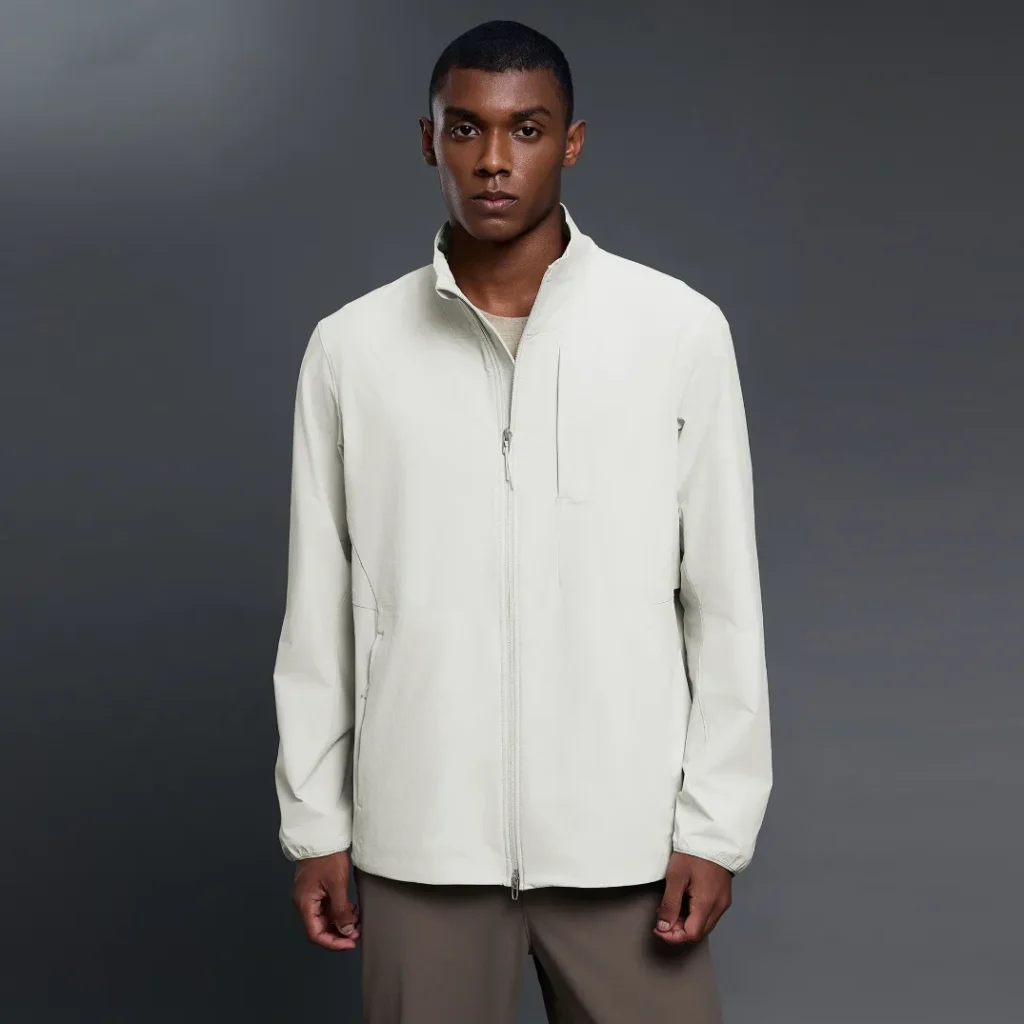 Athletic Lightweight Jacket Wholesale Men Sportswear Custom Workout Jackets Activewear Vendors