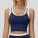 Tank Top Shirts Wholesale​ Slim Fit Yoga Top Workout Clothes Supplier Custom Gym Clothes