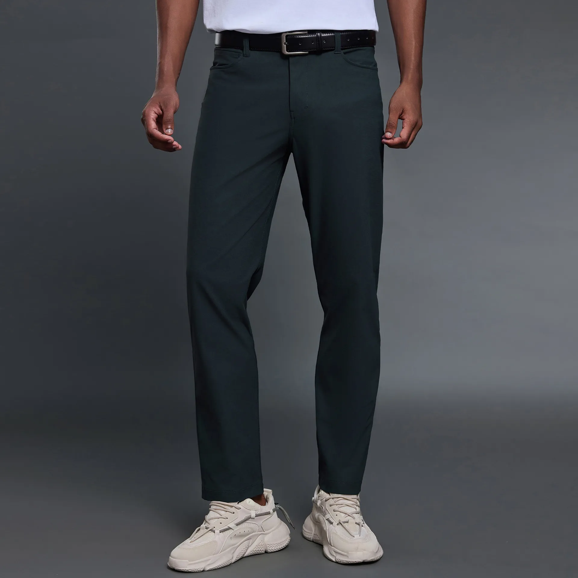 Mens Activewear Wholesale Private Label Athletic Apparel Straight-Leg Casual Trousers Athleisure Pants Mens Athletic Pants