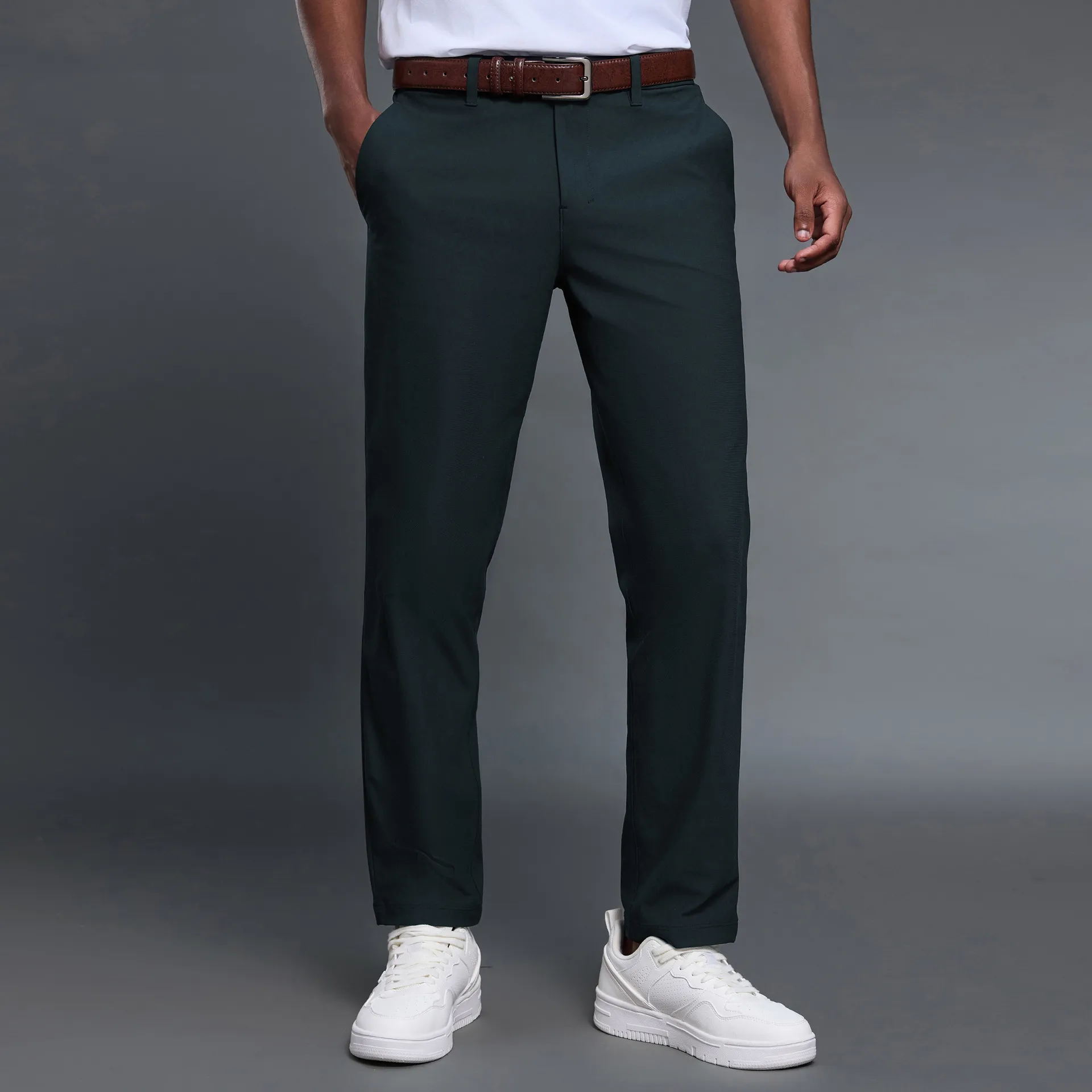 Wholesale Activewear Suppliers Men's Straight-Leg Casual Trousers Custom Casual Pants Workout Clothes Manufacturer