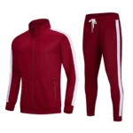Custom Tracksuit Men's Winter 2-Piece Sports Set Wholesale Sports Jacket with Zipper Private Label Sportswear Gym Wear Manufacturers