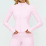 Fitness Jacket Womens Slim Fit Suit Jacket Gym Apparel Manufacturers Private Label Activewear Manufacturers