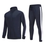 Custom Tracksuit Men's Winter 2-Piece Sports Set Wholesale Sports Jacket with Zipper Private Label Sportswear Gym Wear Manufacturers
