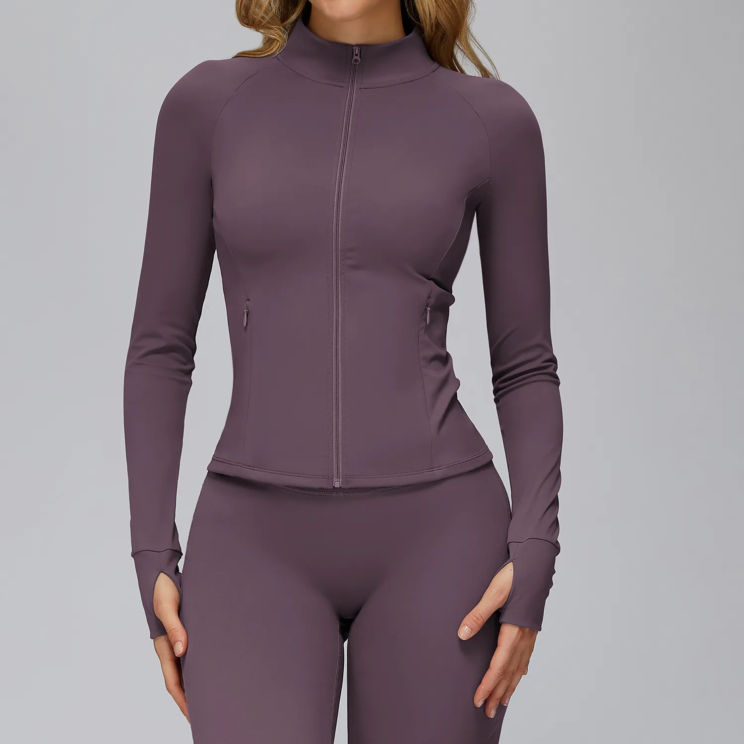 Fitness Jacket Womens Slim Fit Suit Jacket Gym Apparel Manufacturers Private Label Activewear Manufacturers