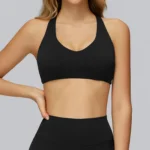 Racerback Sports Bra Custom Workout Wear China Clothing Factory Wholesale Fitness Bra