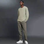 Wholesale Activewear Suppliers Men's Straight-Leg Casual Trousers Custom Casual Pants Workout Clothes Manufacturer