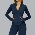 Fitness Jacket Womens Slim Fit Suit Jacket Gym Apparel Manufacturers Private Label Activewear Manufacturers