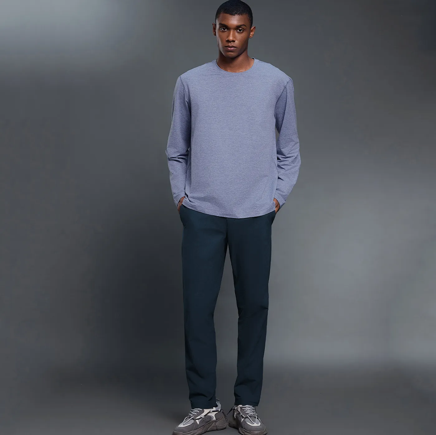 Wholesale Activewear Suppliers Men's Straight-Leg Casual Trousers Custom Casual Pants Workout Clothes Manufacturer