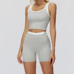 Yoga Shorts Women Sports Clothing Manufacturers Custom Athletic Apparel Girls Athletic Shorts