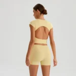 Yoga Shorts With Pockets Custom Sportswear Suppliers Wholesale Gym Apparel Gym Shorts Bulk