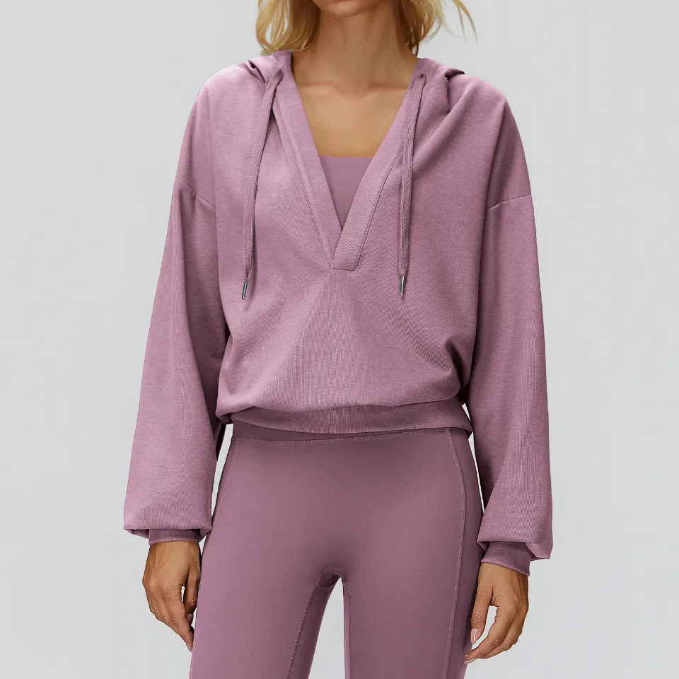 Relaxed Light Athletic Jacket Sports Clothes Manufacturer Wholesale Active Clothing Long Sleeve Tops