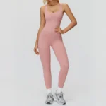 Fitness Bodysuit​ Manufacturer Custom Athletic Apparel Private Label Gym Clothes Slim Fit Jumpsuits