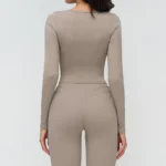 Long Sleeve Yoga Shirts Custom Fitness Clothing Yoga Clothing Wholesalers Active Wear Manufacturers