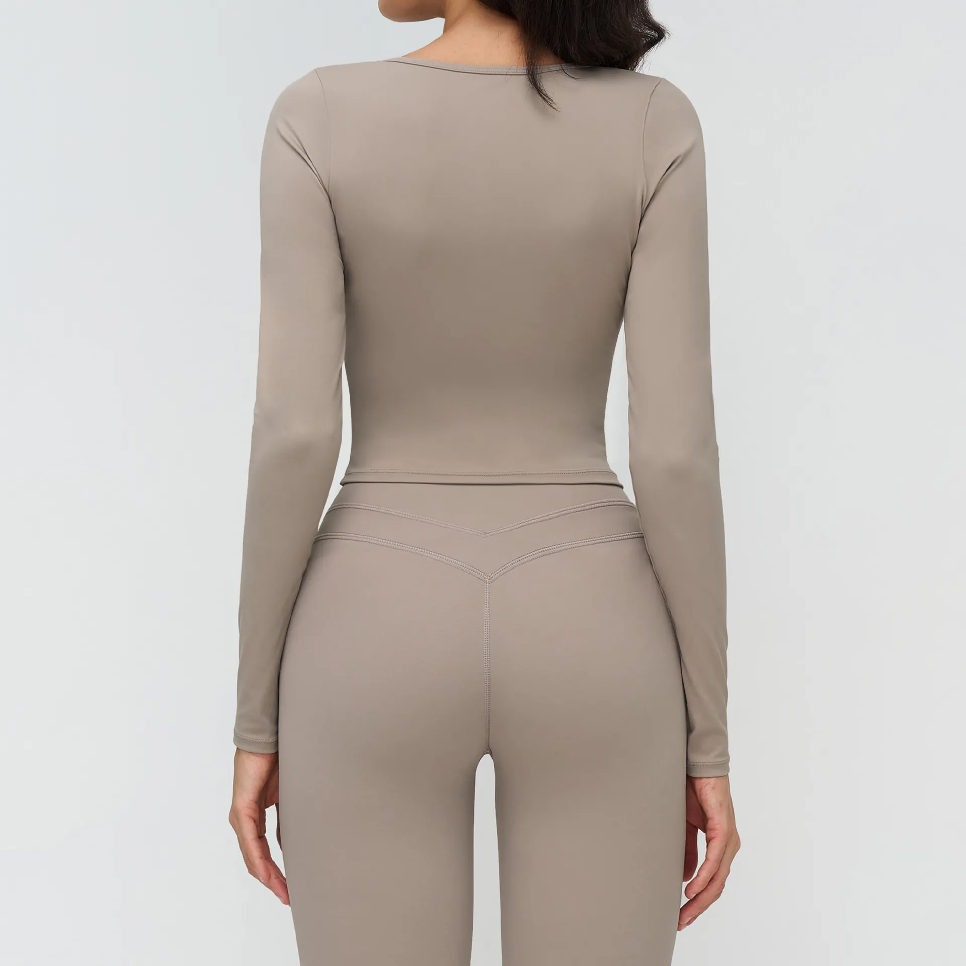 Long Sleeve Yoga Shirts Custom Fitness Clothing Yoga Clothing Wholesalers Active Wear Manufacturers