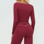 Wholesale Long Sleeve Yoga Tops Yoga Wear Suppliers Women's Yoga Shirts Gym Apparel Manufacturers