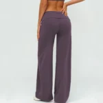 Wholesale High Waist Flared Pants Private Label Yoga Clothing Custom Gym Clothes Yoga Pants Manufacturers