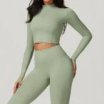 Slim Fit Sports Jacket Workout Cothing Manufacturers Yoga Jacket Womens Exercise Wear Wholesale