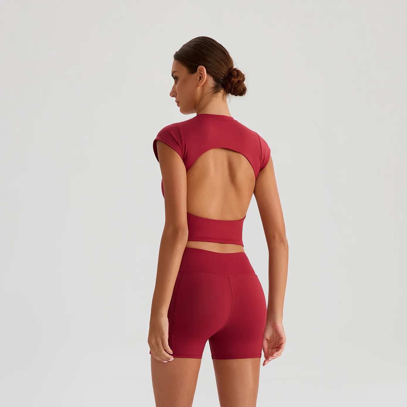 Short Sleeve Yoga Top Activewear Wholesale Suppliers Gym Wear Manufacturers China Sportswear