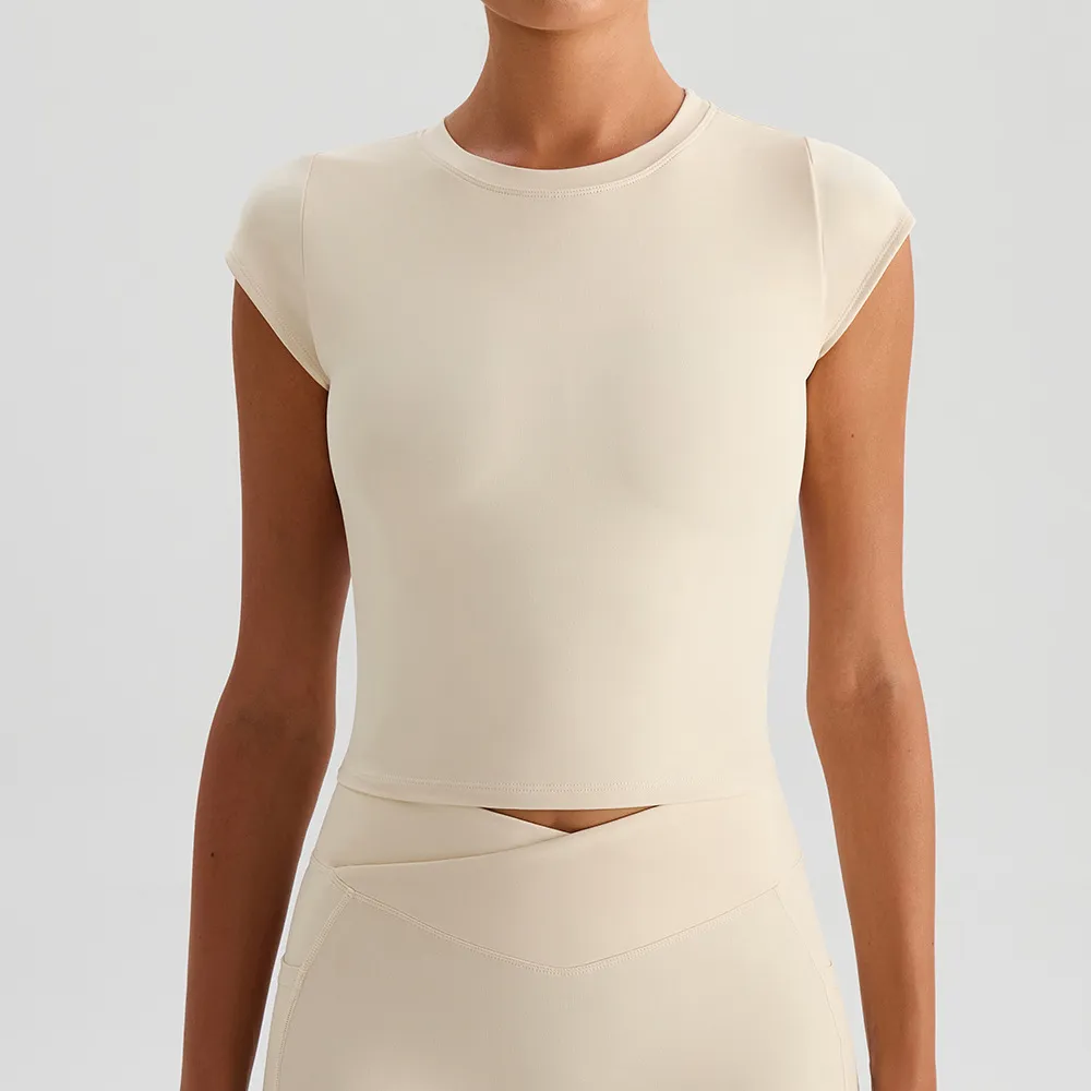 Short Sleeve Yoga Top Activewear Wholesale Suppliers Gym Wear Manufacturers China Sportswear