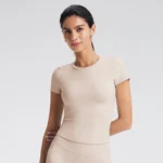 Custom Women's Yoga Shirts Private Label Sports Apparel White Label Activewear Sportswear Wholesaler