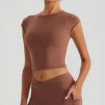 Short Sleeve Yoga Top Activewear Wholesale Suppliers Gym Wear Manufacturers China Sportswear