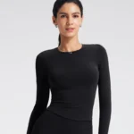 Long Sleeve Yoga Shirts Custom Workout Sets Gym Wear Manufacturer Sportswear Wholesaler Slim Fit Yoga Tops