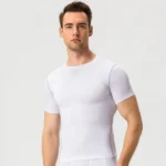 Men's Compression Fit Short Sleeve Training Shirt Sweat Wicking T Shirt Wholesale Mens Activewear