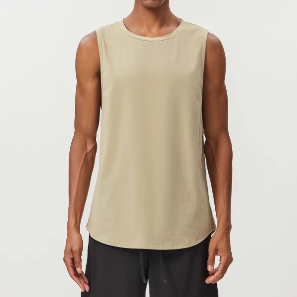 Cotton Wicking Running Tank Top Sportswear From China Custom Gym Shirts​ for Mens